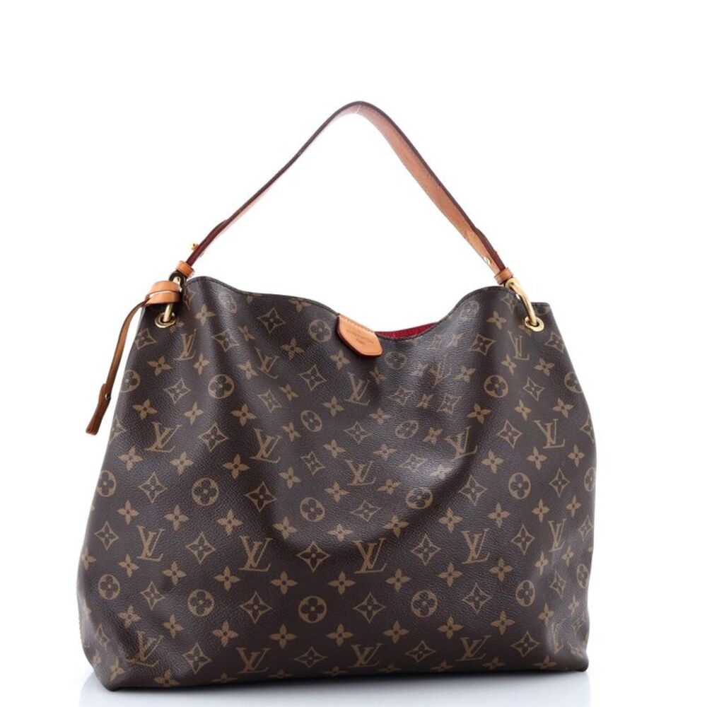 Louis Vuitton Graceful Handbag Monogram Canvas MM Brown - Picture 2 of 8